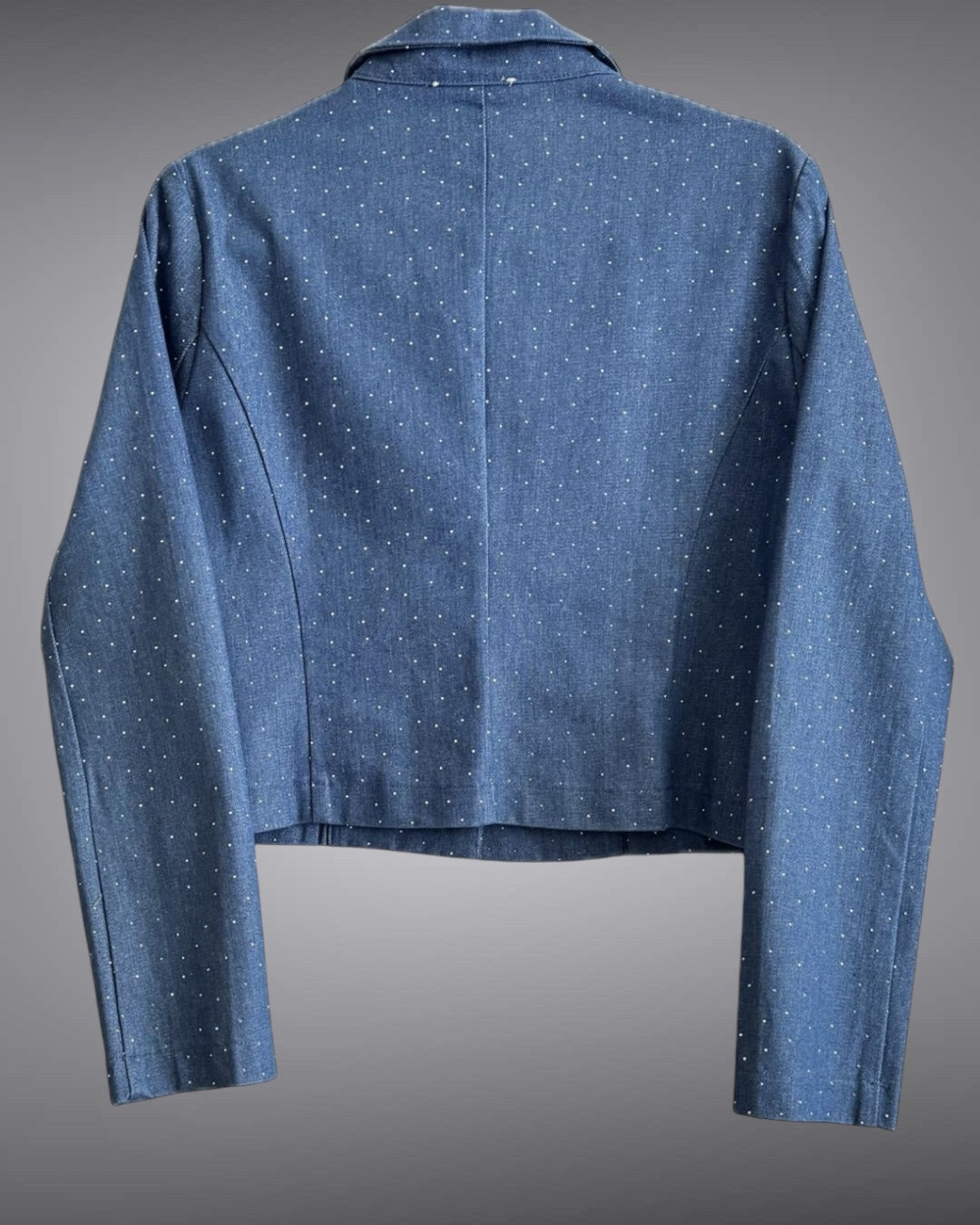 Jacket Decorated with Rhinestones