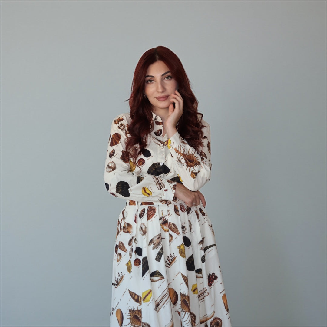 Shell Dream Midi Dress