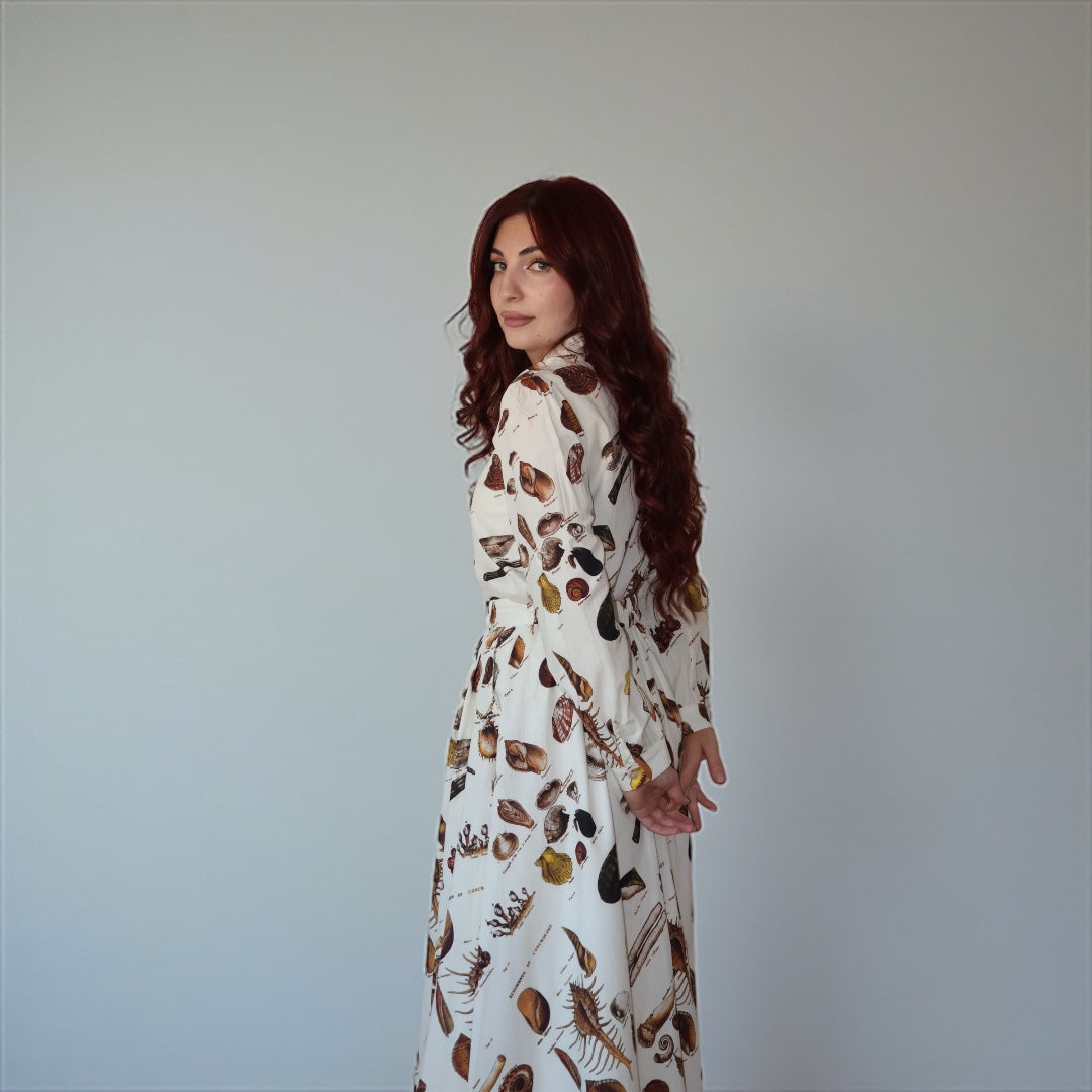Shell Dream Midi Dress