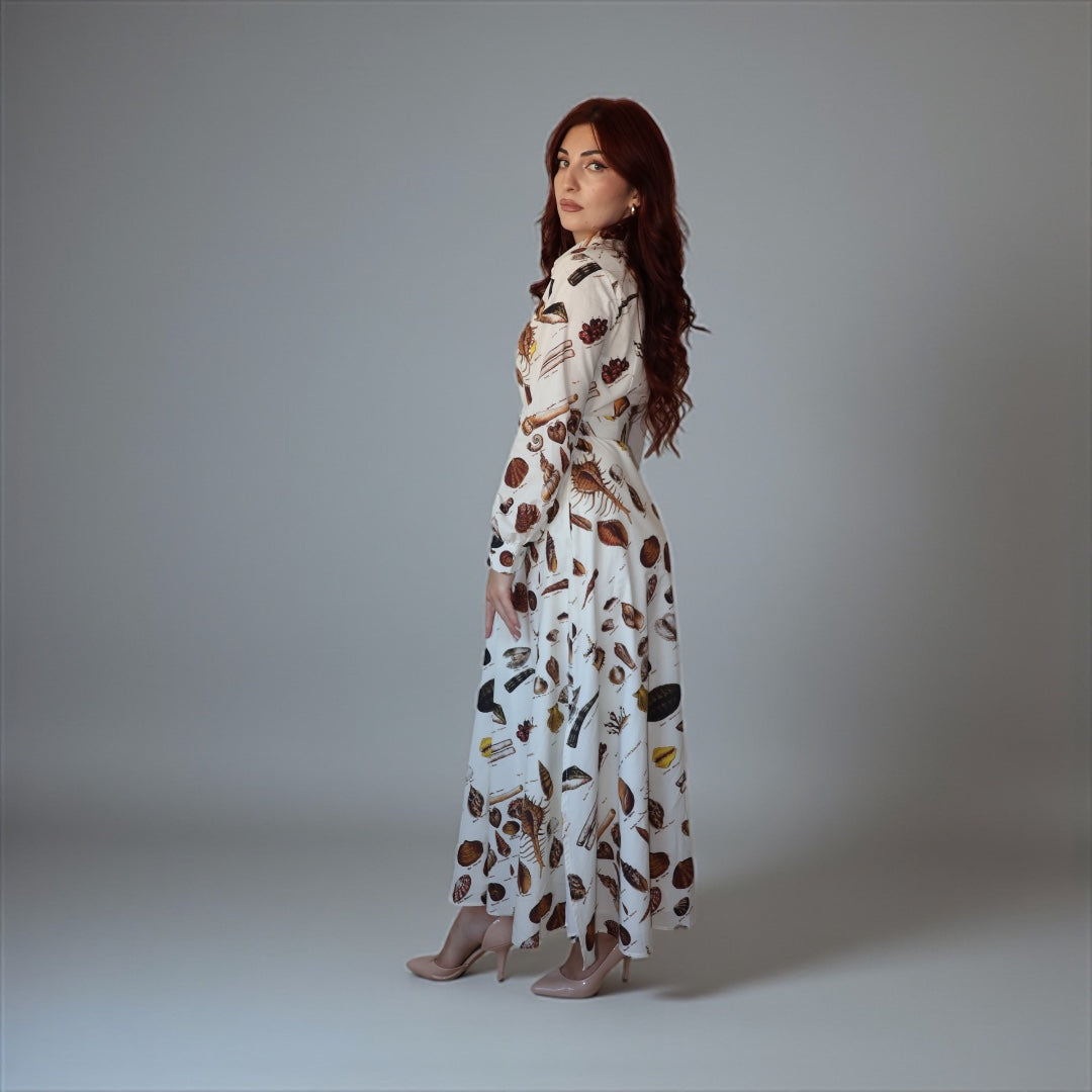 Shell Dream Midi Dress