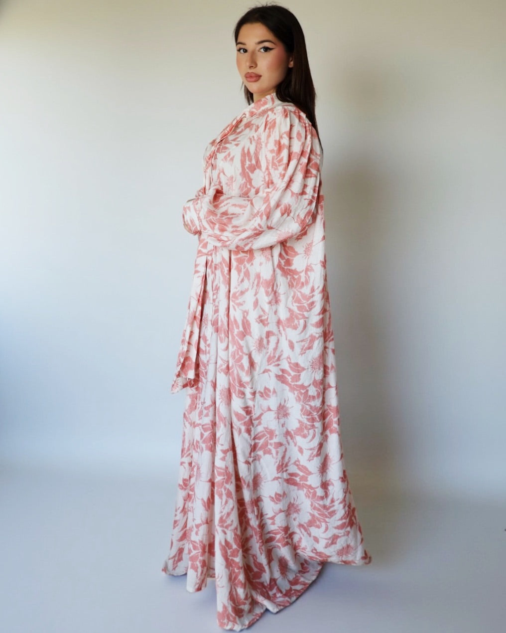 Платье с мягкими лентами (цветы)