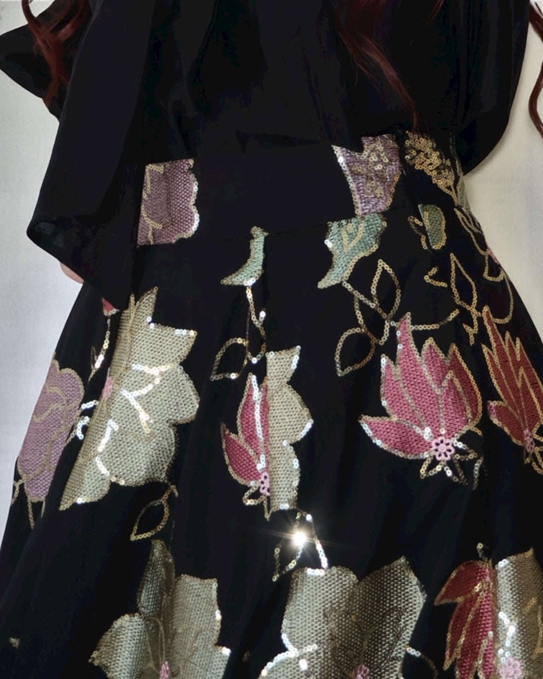 Maharani Bloom – Embroidered Royal Skirt