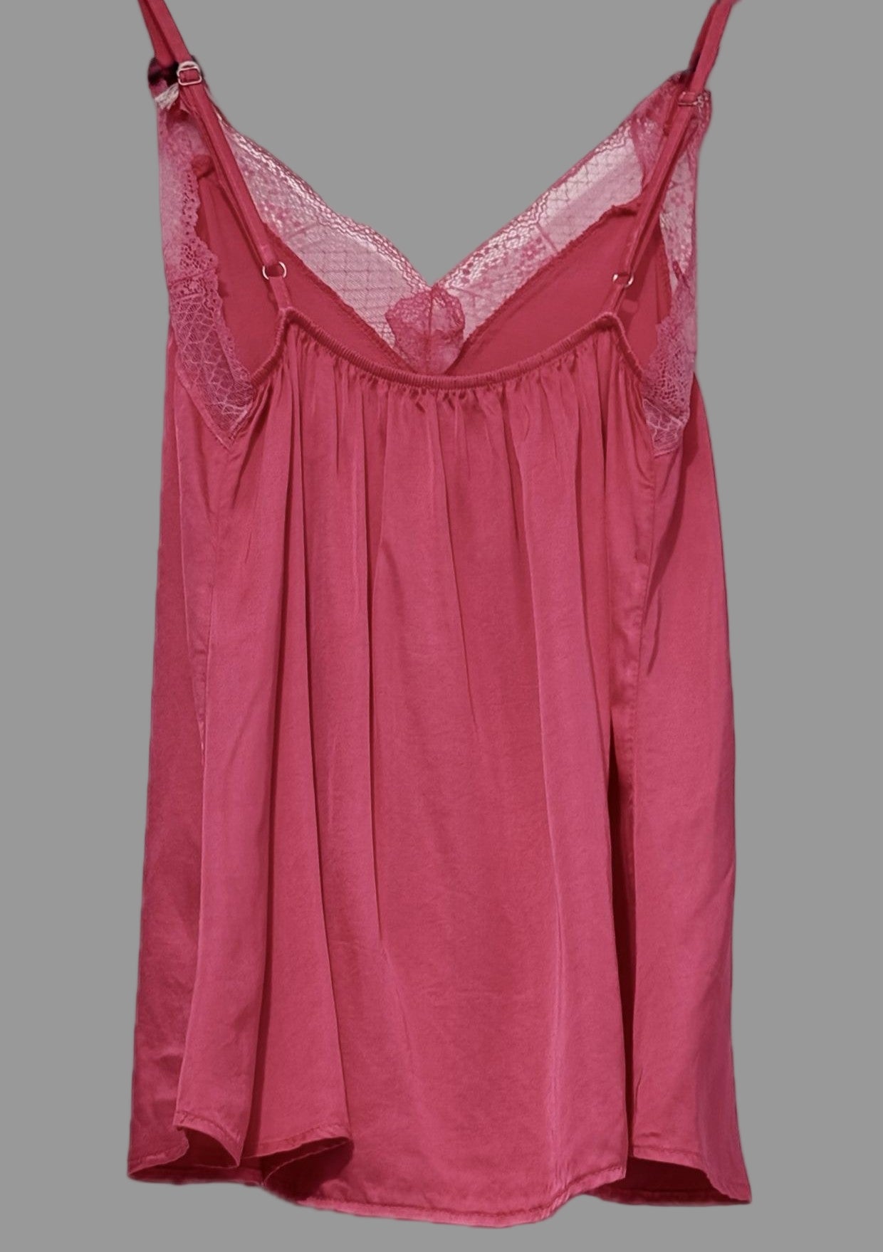 Luxury Lace Tank Top (Raspberry Pink)