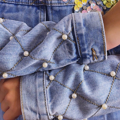 Denim Plaid Jacket