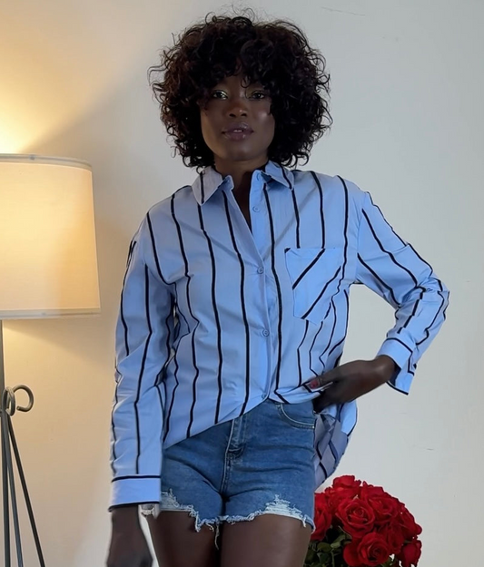 Denim Ripped Style Shorts