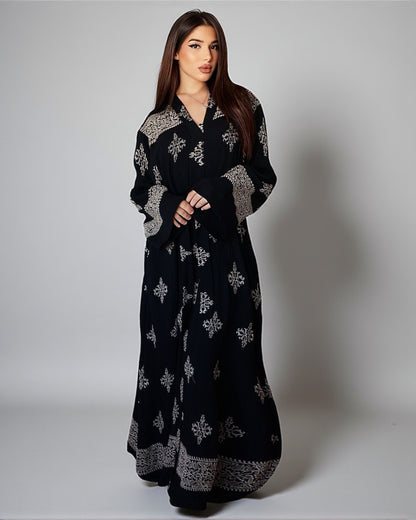 Layla – Robe longue brodée