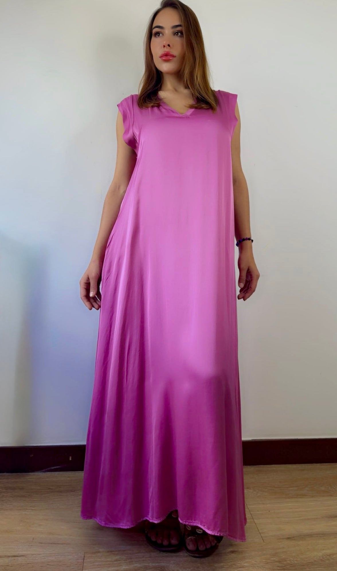 Платье макси Aura Wings темно-бежевого цвета