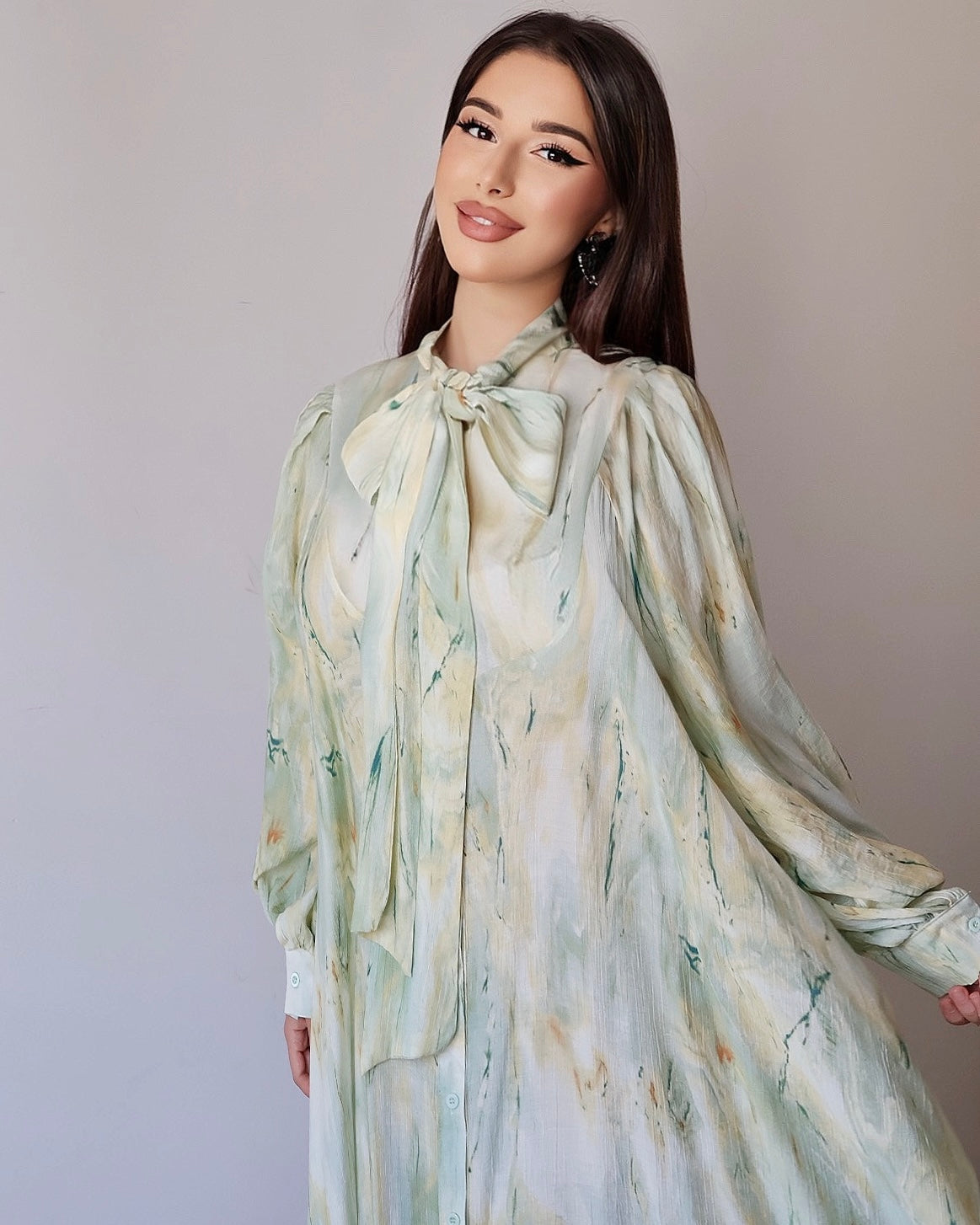 Платье Soft Ribbons Green