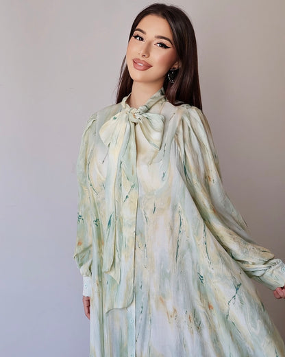 Платье Soft Ribbons Green