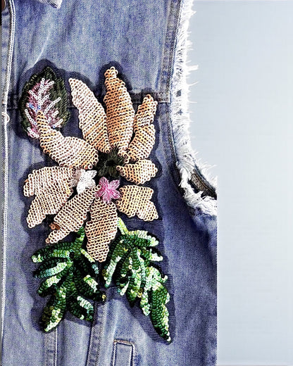 Denim Jeans Vest