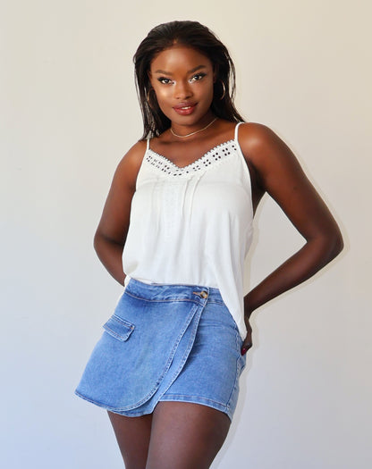 Denim Shorts & Skirt