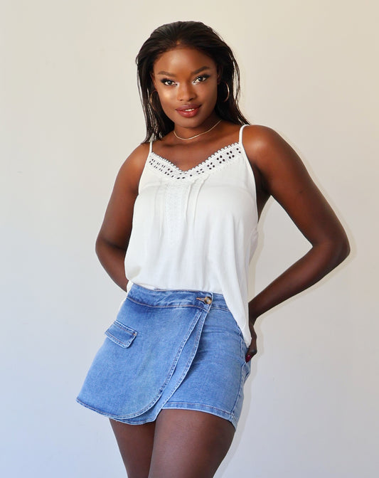 Denim Shorts & Skirt