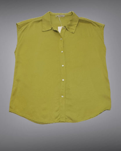 Collared Shirt (Salad Green)