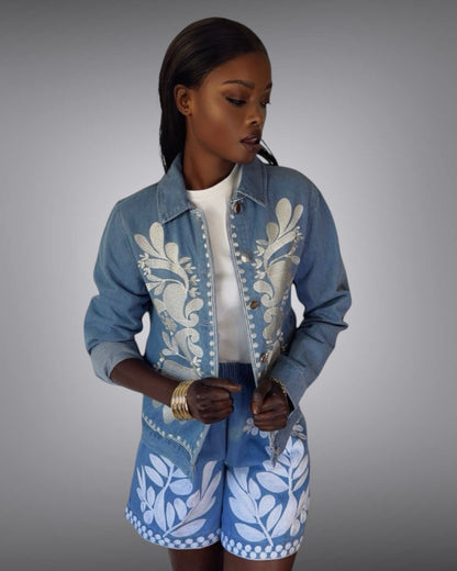 Denim Jacket Uzory