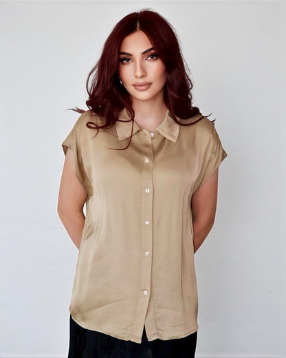 Collared Shirt (Khaki)