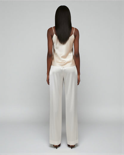 Брюки из белого золота