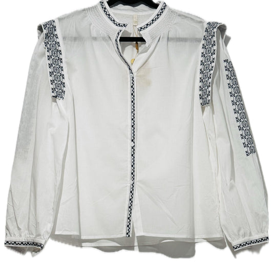Myra – Embroidered Shirt with Ethnic Touch