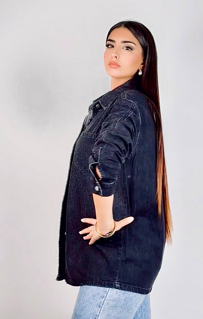 Denim Shirt Black Night