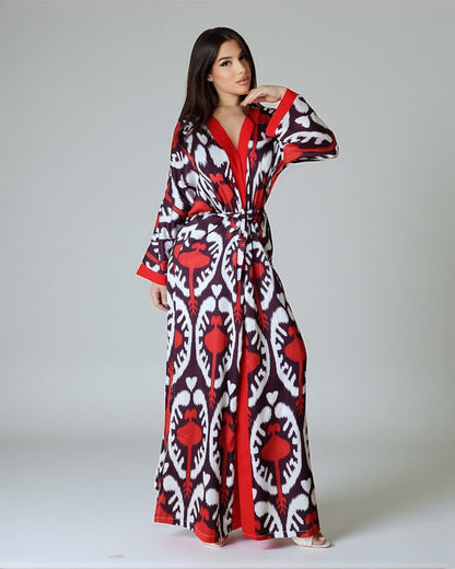 Узбекская акварельная туника