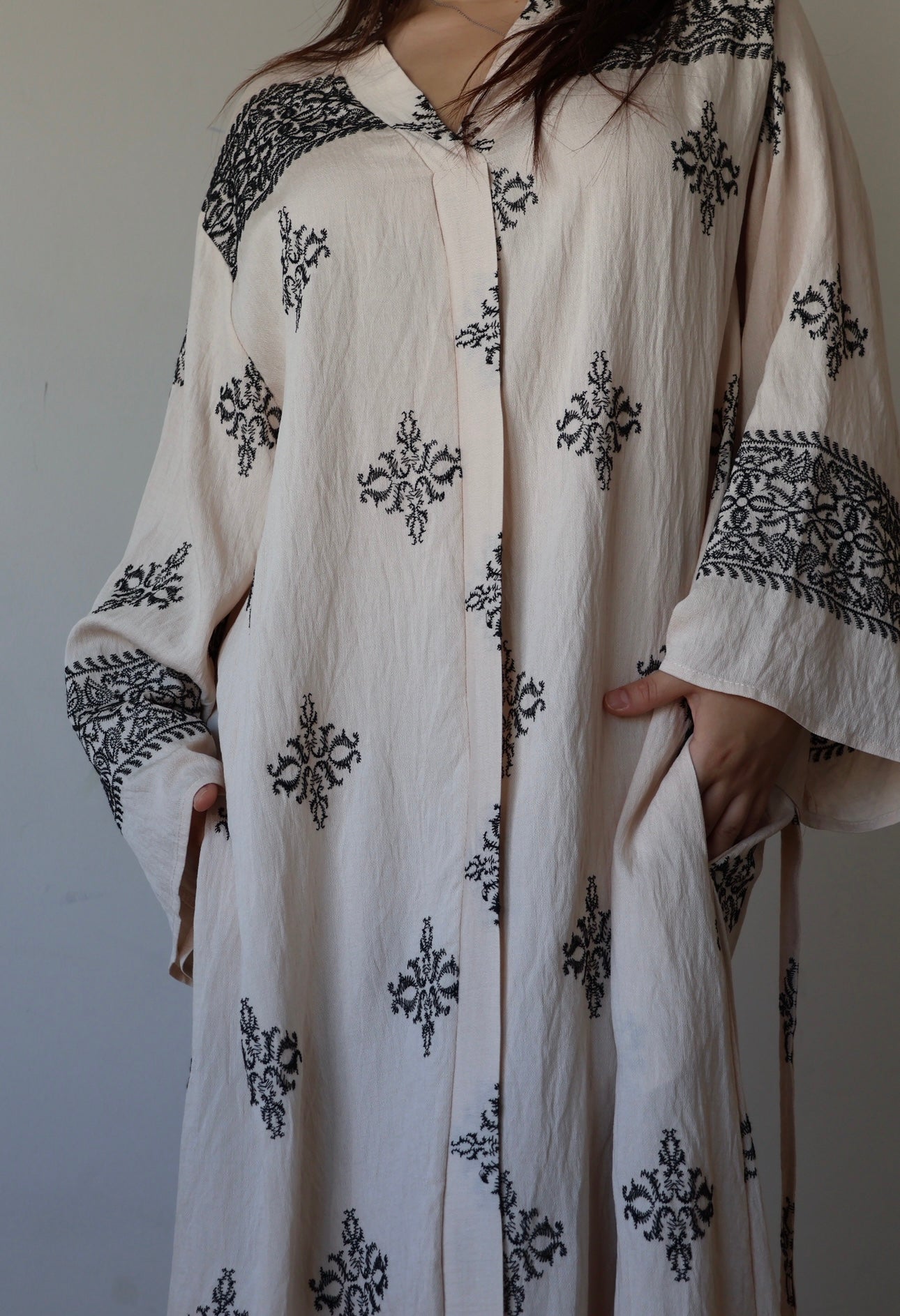 Layla – Robe longue brodée