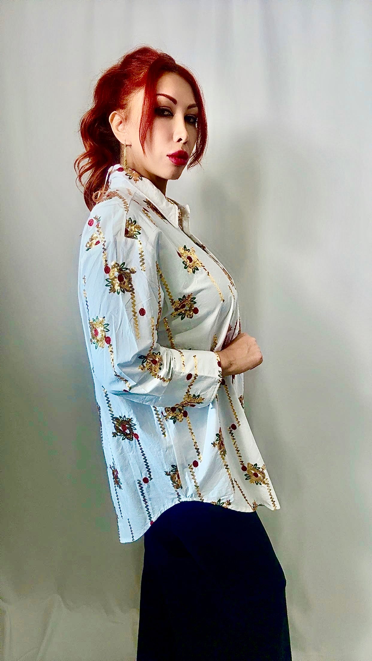 Chemise Golden Meadow (oversize)