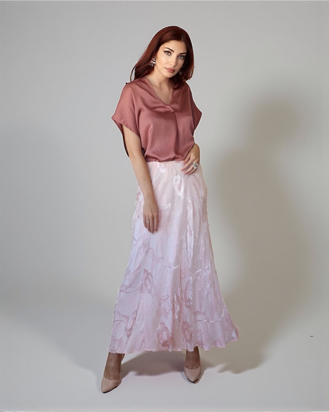 Юбка с цветочным принтом Rosa Italiana