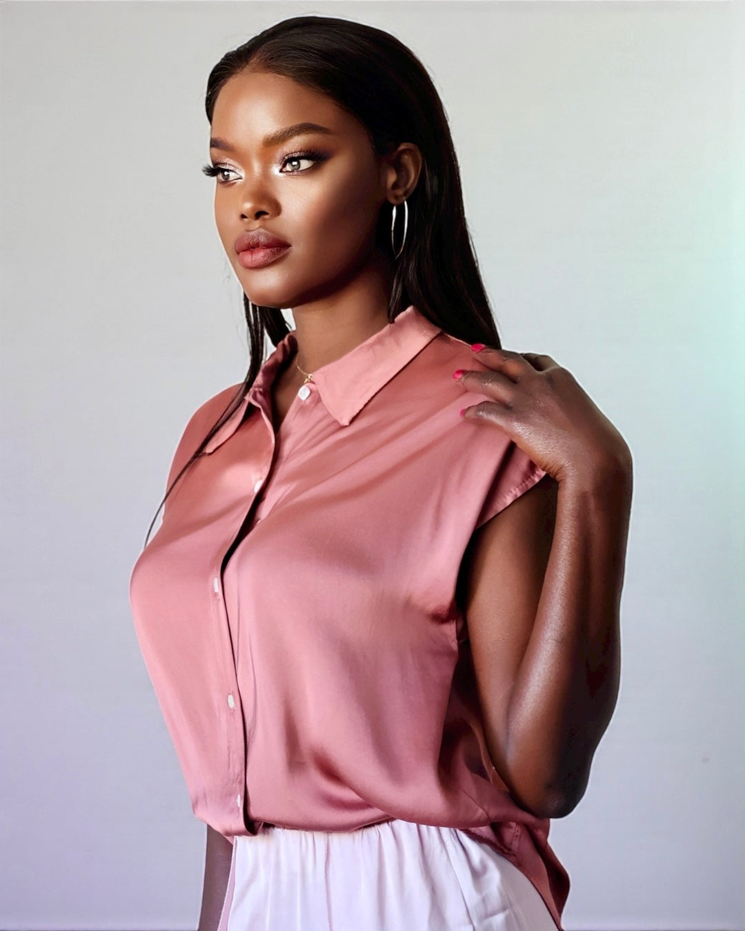 Collared Shirt (Pink)