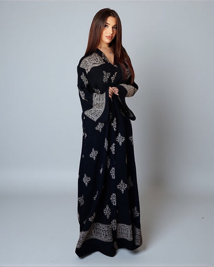 Layla – Robe longue brodée