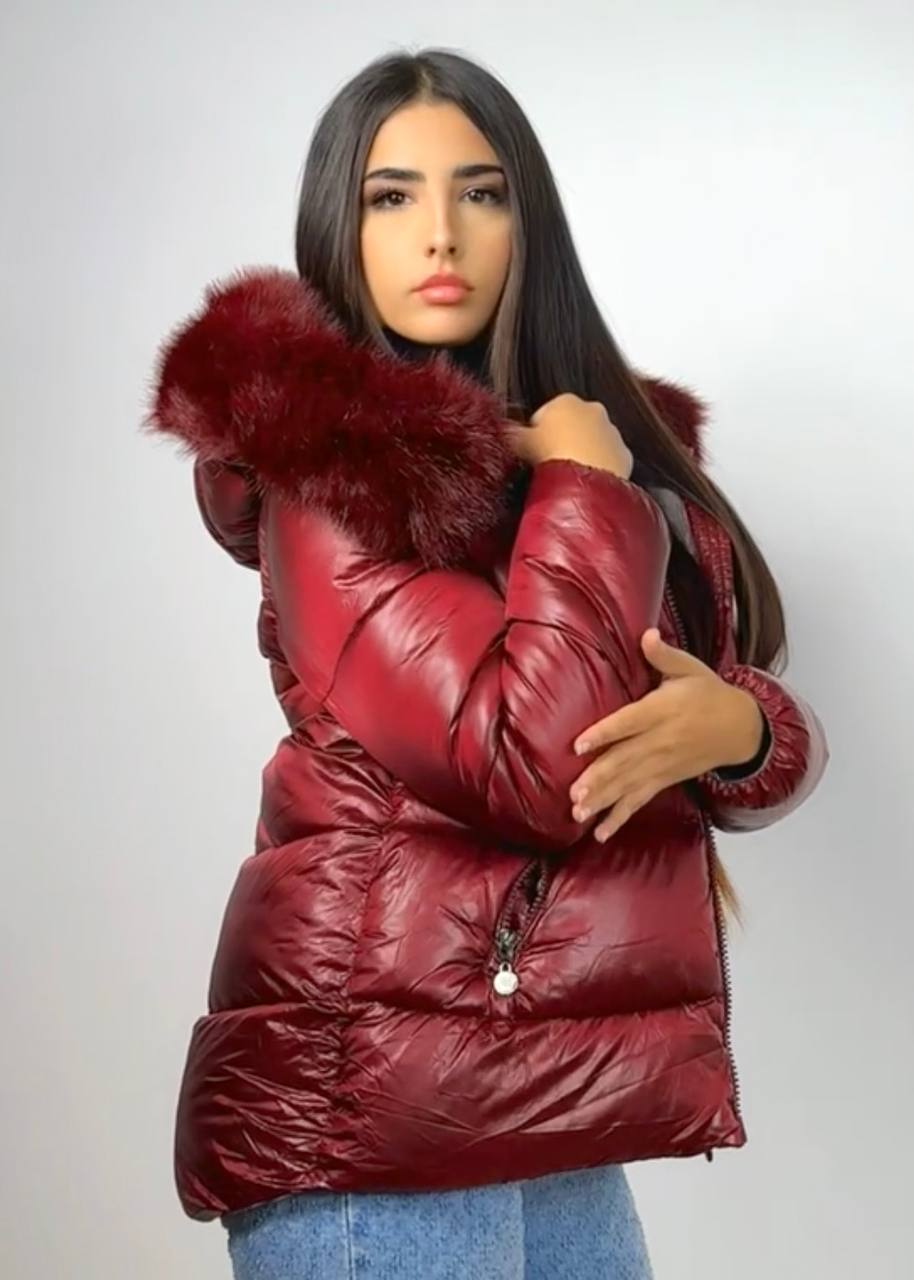 Ravyra Red Winter Jacket