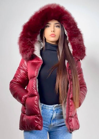 Ravyra Red Winter Jacket