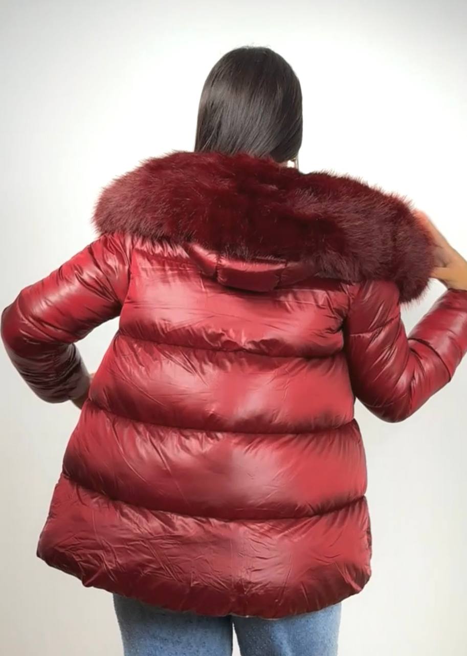 Ravyra Red Winter Jacket