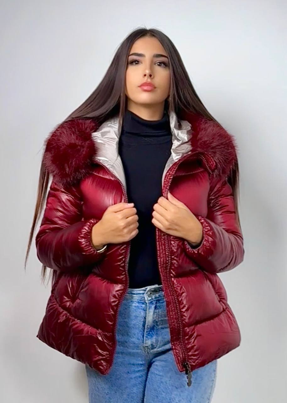 Ravyra Red Winter Jacket