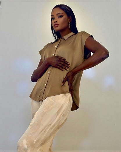 Collared Shirt (Swamp Green)