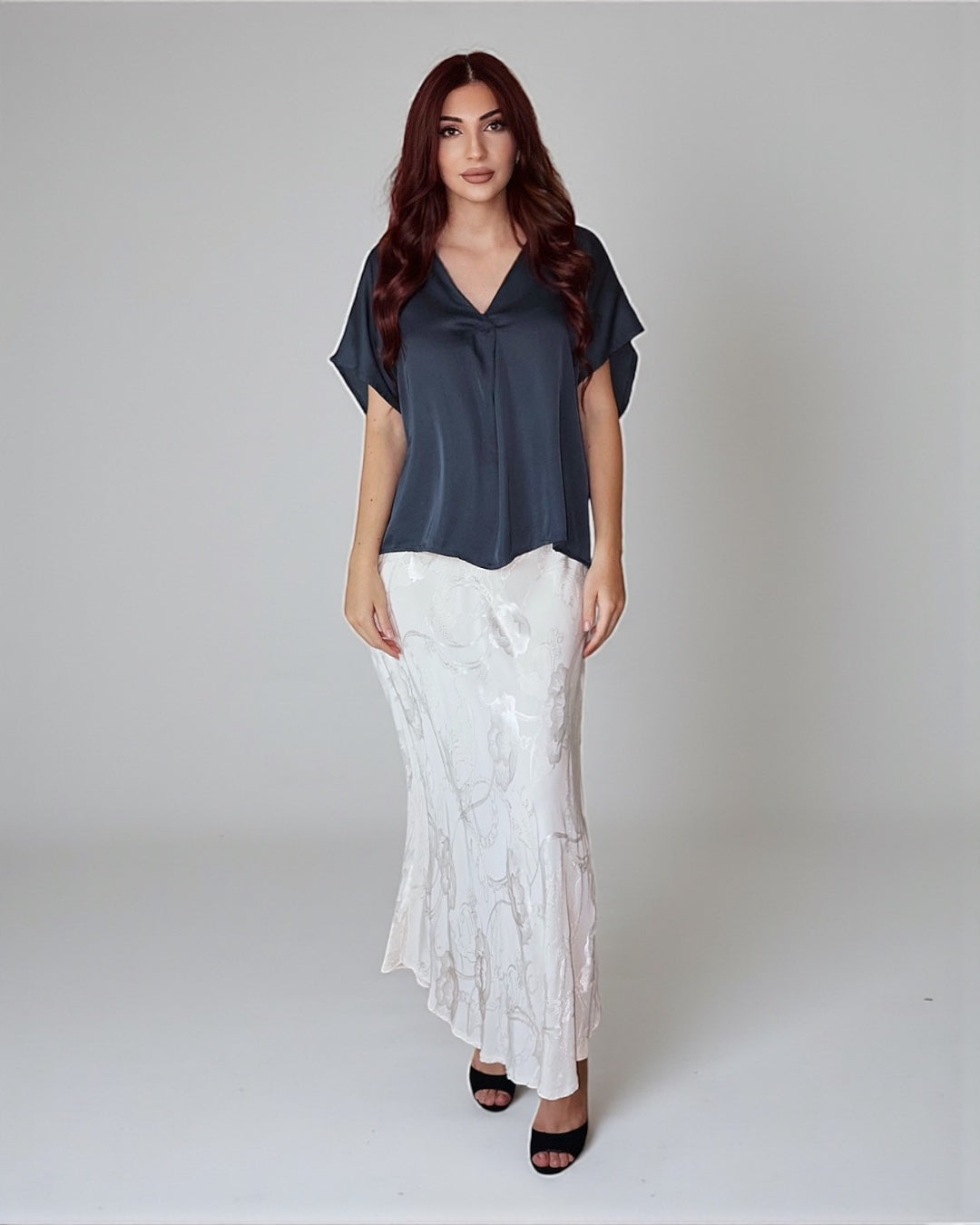 Юбка с цветочным принтом Rosa Italiana