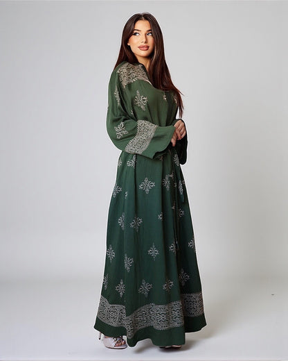 Layla – Robe longue brodée