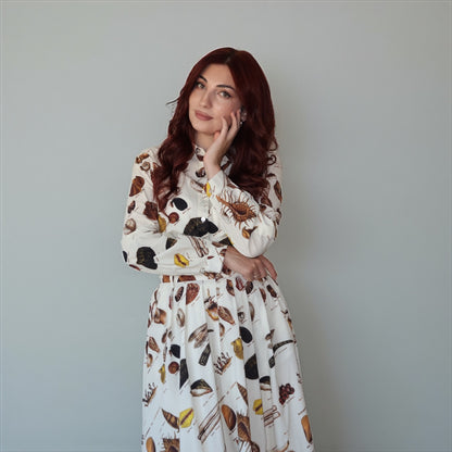 Shell Dream Midi Dress