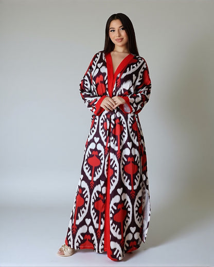 Узбекская акварельная туника