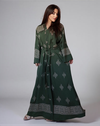 Layla – Robe longue brodée