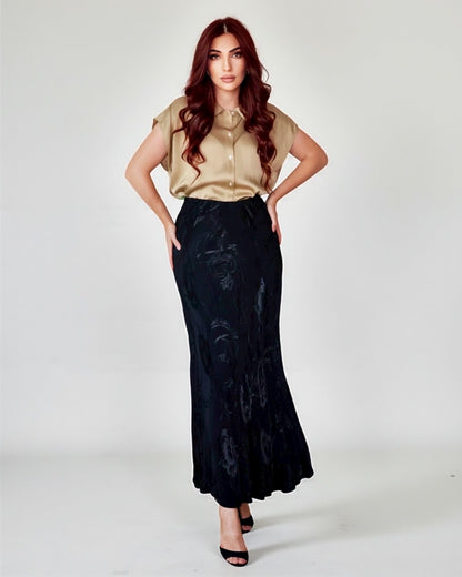 Юбка с цветочным принтом Rosa Italiana