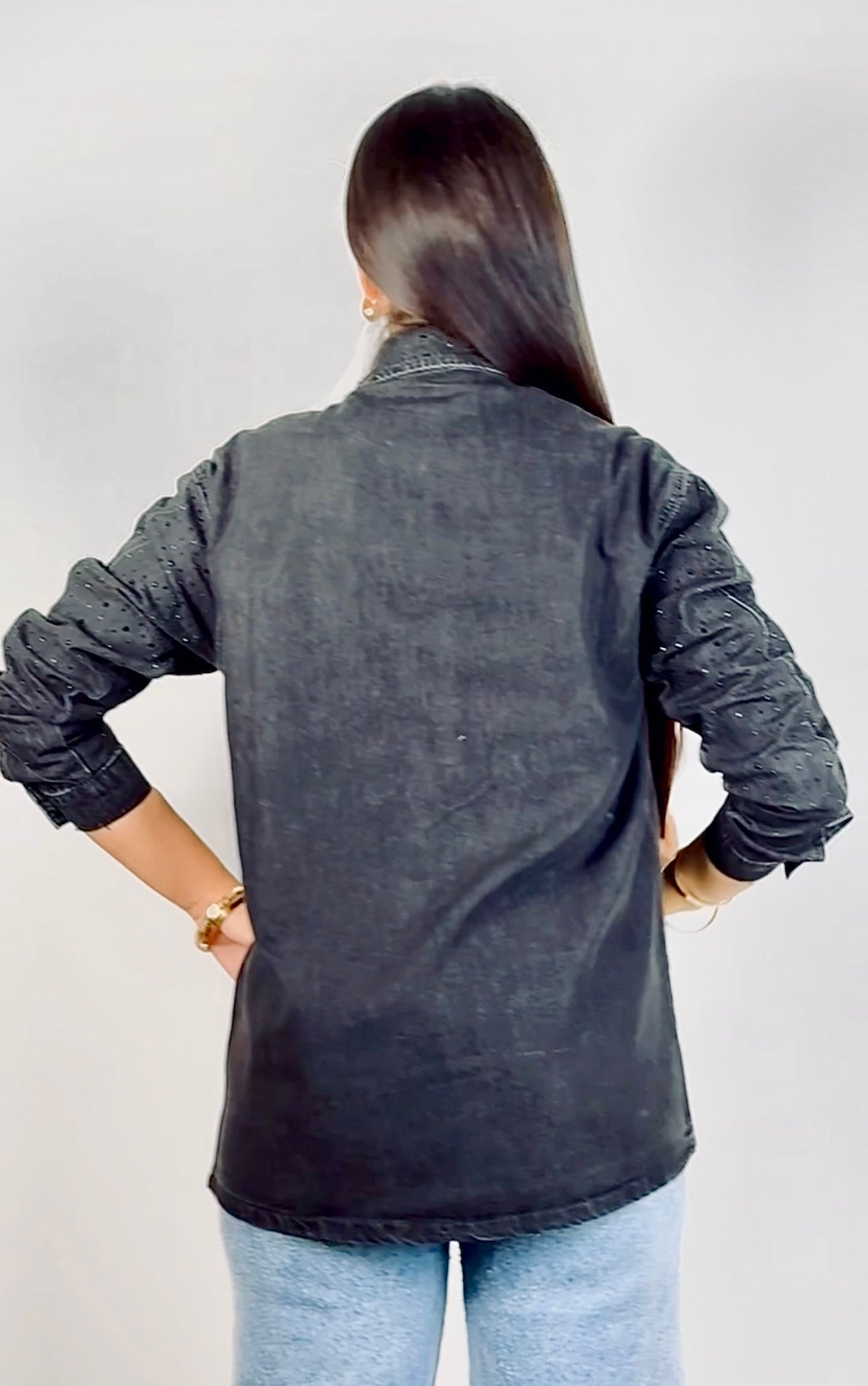 Denim Shirt Black Night