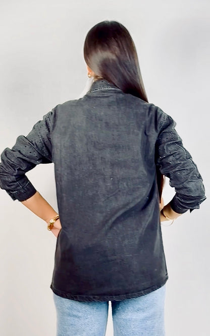Denim Shirt Black Night