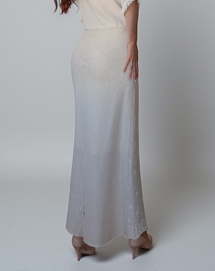 Юбка с вышивкой в ​​стиле бохо