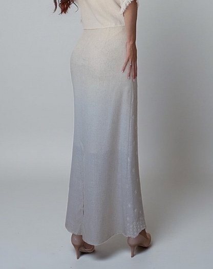 Юбка с вышивкой в ​​стиле бохо