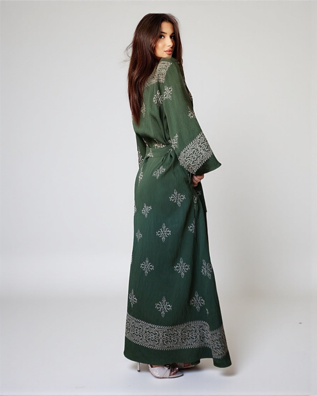 Layla – Robe longue brodée