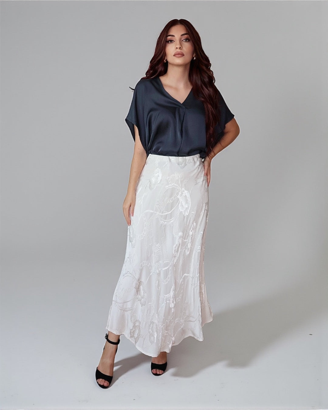 Юбка с цветочным принтом Rosa Italiana