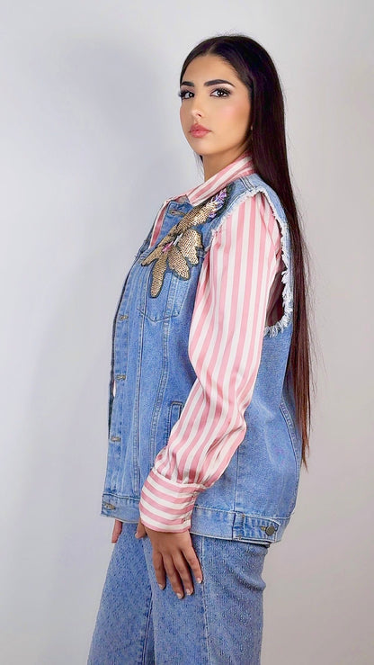 Denim Jeans Vest
