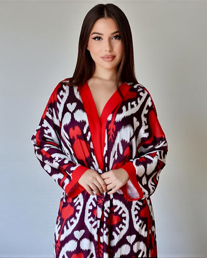 Узбекская акварельная туника