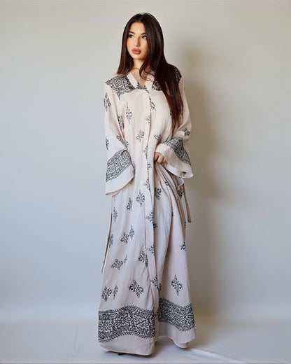 Layla – Robe longue brodée