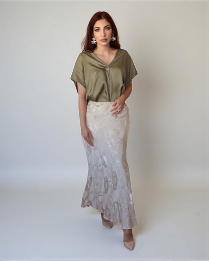 Юбка с цветочным принтом Rosa Italiana