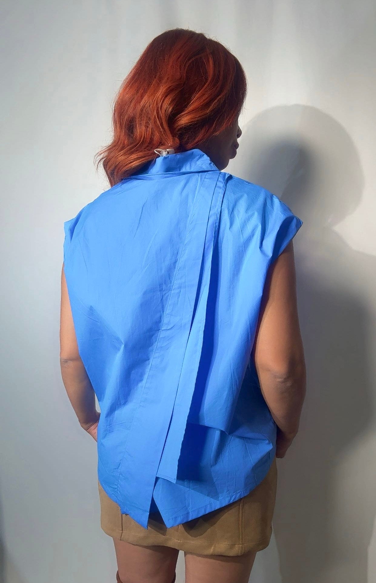 Indigo Pop –  Cotton Shirt (Oversize)